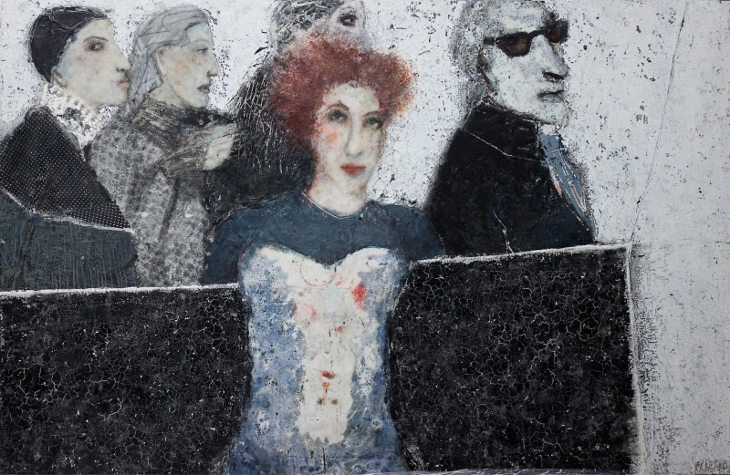 Lagerfeldzug, 100x150 cm, 2014, Privatbesitz