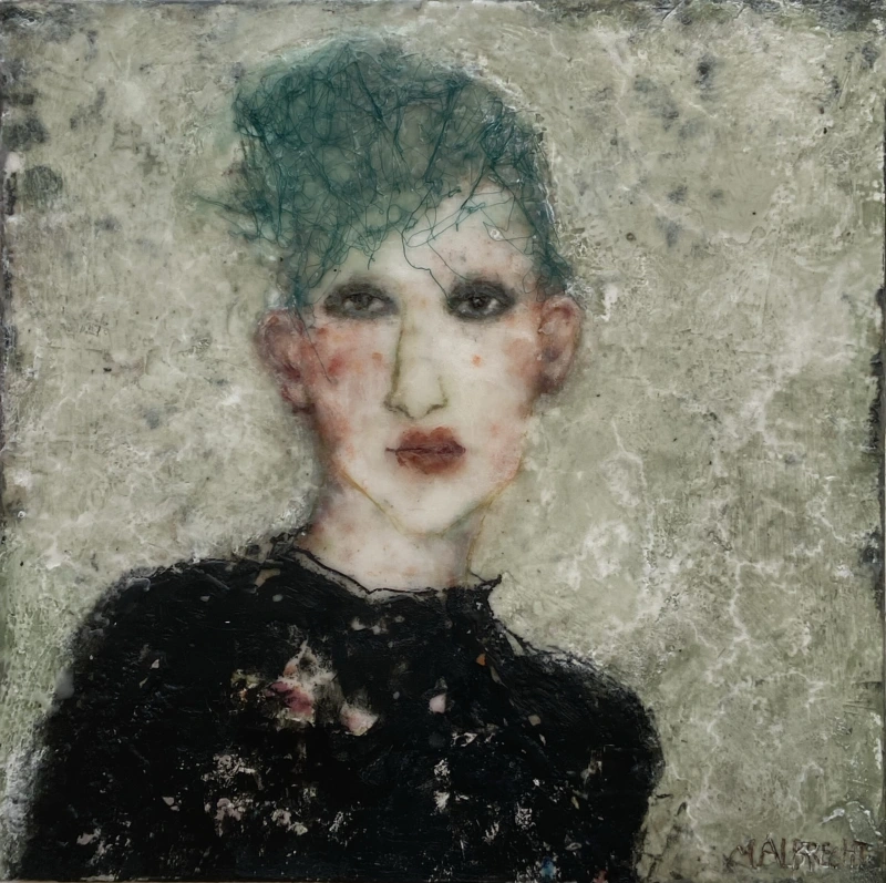 Antonia, 50 x 50 cm, 2024, Privatbesitz