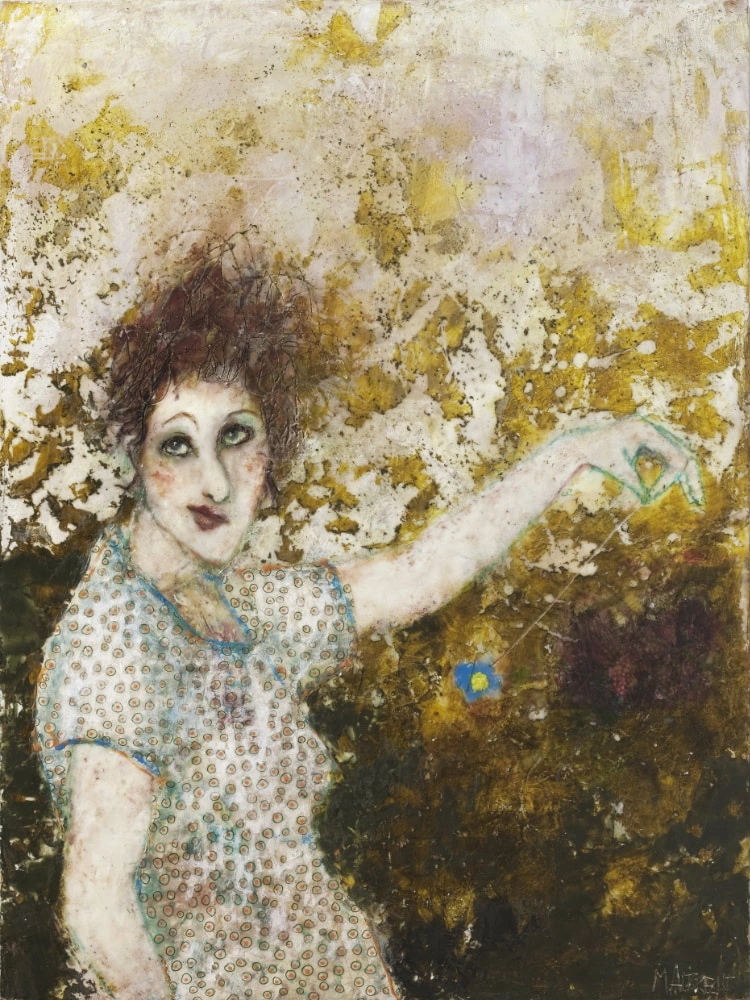 Hängt ihr Blümchen in den Wind, 100 x 75 cm, 2011, Privatbesitz