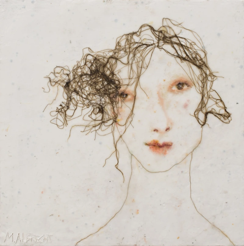 Fadenfrauen 1, 50 x 50 cm, 2019