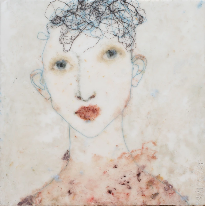 Fadenfrauen 21, 40 x 40 cm, 2020