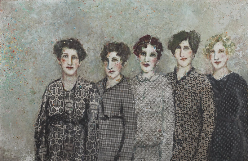 Die Mühlbacherinnen, 100x140 cm, 2014, unverkäuflich