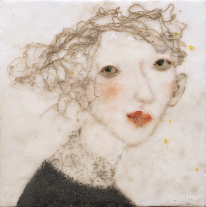 Fadenfrauen 48, 40 x 40 cm, 2022