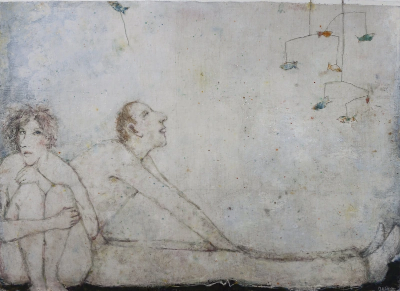 Friedas Leintuch, 125x170 cm, 2013, Privatbesitz