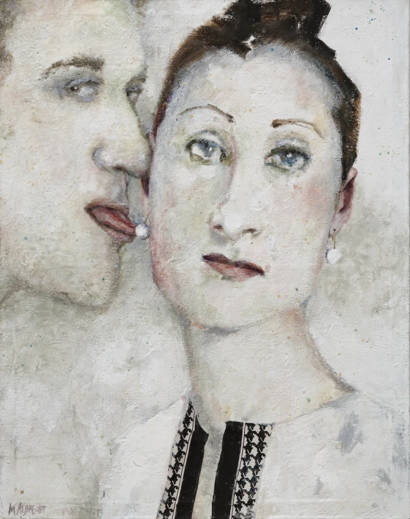 Der Perlendreher, 120x96 cm, 2010, Privatbesitz