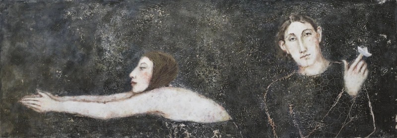 Segelfalter, 70x200 cm, 2015, Privatbesitz