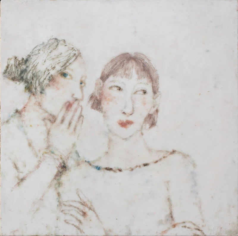 Intrigationsbeauftragte, 70x70 cm, 2019, Privatbesitz