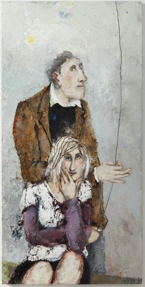 Führungsperson, 144 x 71 cm, 2010, Privatbesitz
