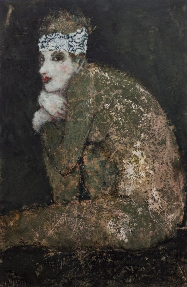 Nacktbekleidete I, 100 x 65 cm, 2014, Privatbesitz