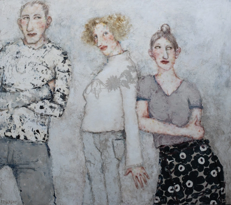 Einbahnstraße, 123 x 140 cm, 2023, Privatbesitz