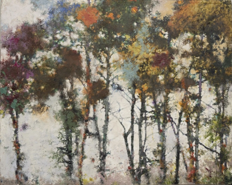 Herbsttusch, 95 x 120 cm, 2026, Privatbesitz