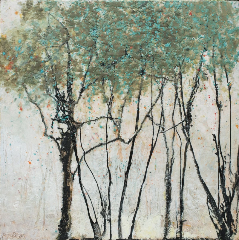 Walden 70, 100x100 cm, 2019, Privatbesitz