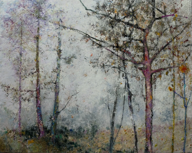 Beiseitetreten, 119 x 149 cm, 2025, Privatbesitz