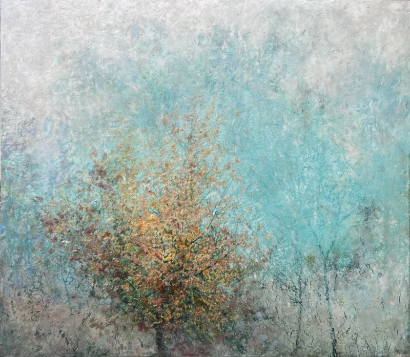 Walden 161, 136 x 154 cm, 2024, Privatbesitz